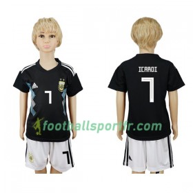 Tenue Argentine Icardi 7 Enfant Exterieur Coupe du monde 2018 Maillot de Foot